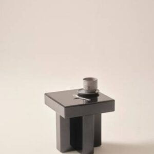 CROZZ sidobord 35×35 cm Svart