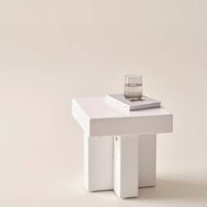 CROZZ sidobord 35×35 cm Vit