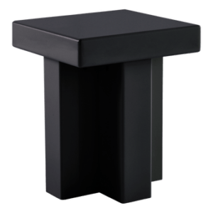 CROZZ sidobord 40×40 cm Svart