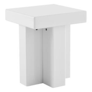 CROZZ sidobord 40×40 cm Vit