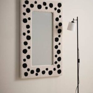 CRUELLA spegel – 120cm Naturvit/svart