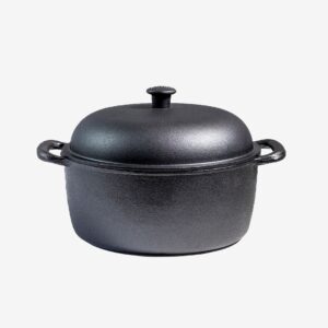 Carl Victor – Gryta i gjutjärn med gjutjärnslock 4 l – Svart – Grytor & kastruller – Från Homeroom