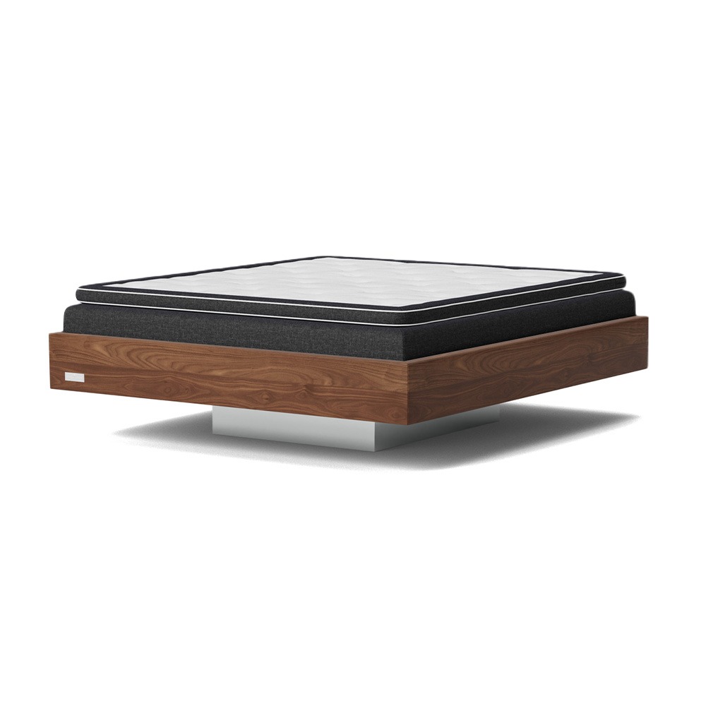 Carpe Diem Beds Hällsö Valnöt Sängram 210×210 Grå