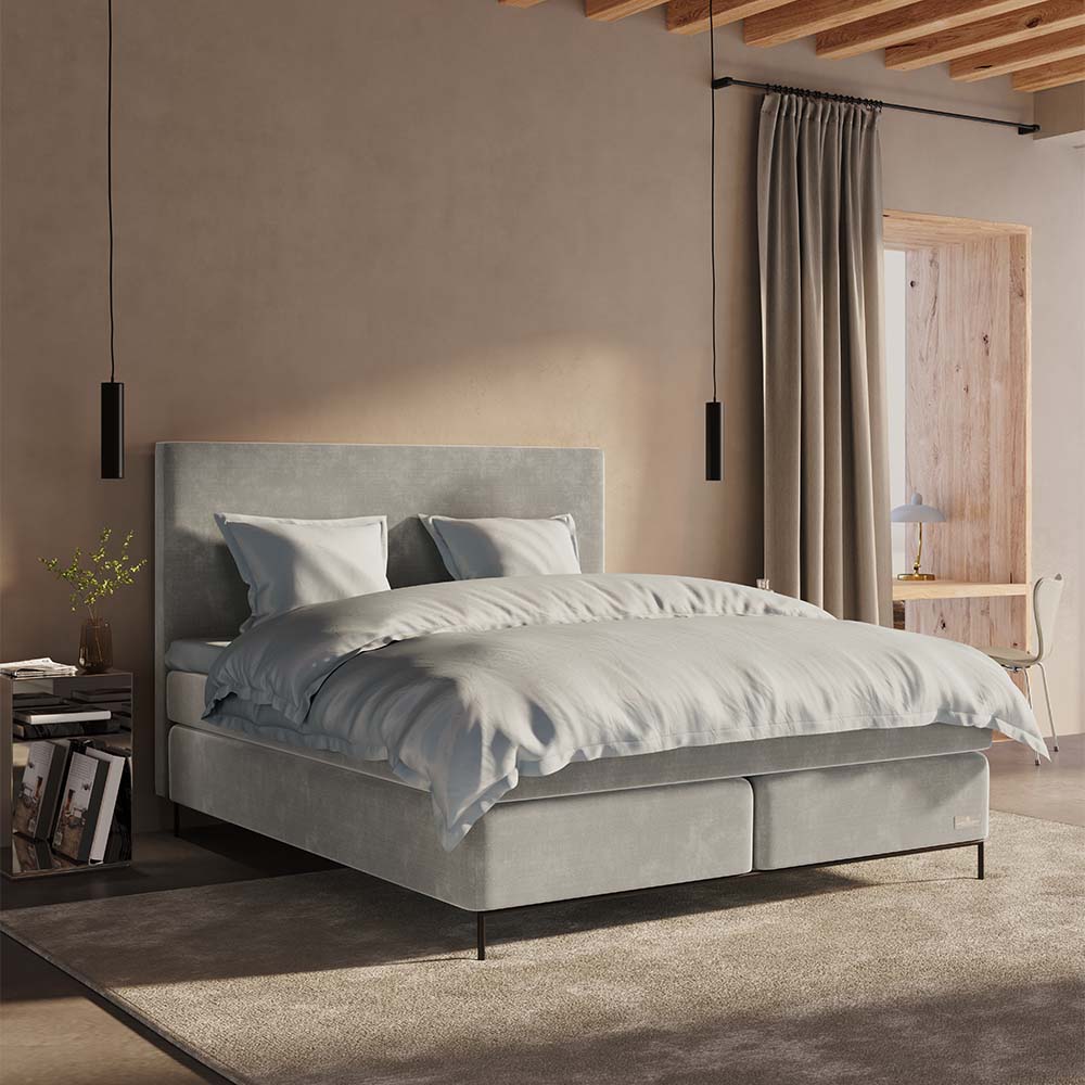 Carpe Diem Beds Härmanö LTD Cliff Kontinentalsäng 180×200 Grå