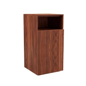 Carpe Diem Beds Holme Sängbord 37x37x72 Valnöt Vänster