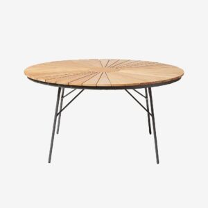 Cinas – Bord Ellen Ø150cm – Grå – Matbord utomhus – Från Homeroom