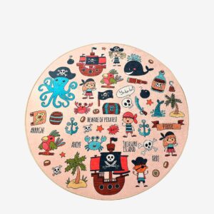 Conceptum Hypnose – Matta (140 cm) – Flerfärgad – Barnmattor – Från Homeroom