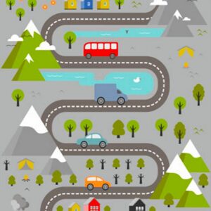 Conceptum Hypnose – Matta (80 x 120) – Flerfärgad – Barnmattor – Från Homeroom