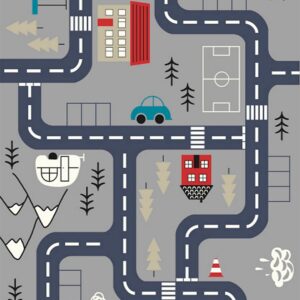 Conceptum Hypnose – Matta ELS582 – Grey – Flerfärgad – Barnmattor – Från Homeroom