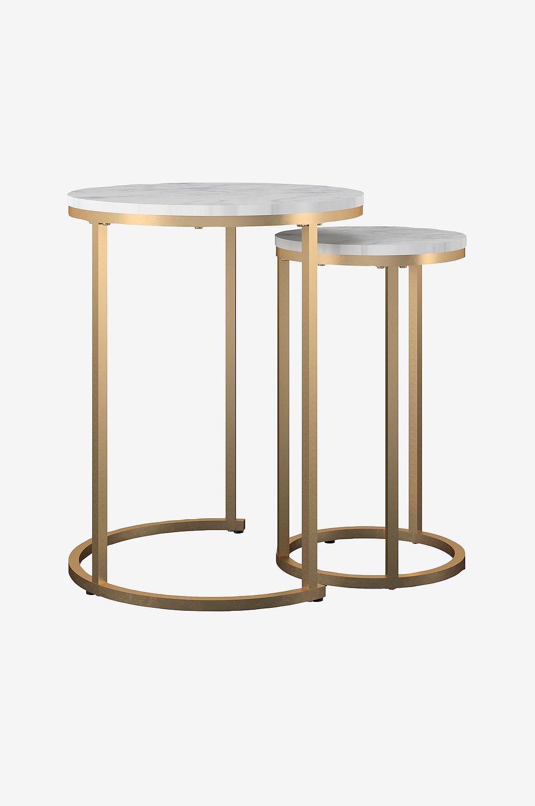 CosmoLiving by Cosmopolitan – Sidobord Amelia – Vit – Sängbord – Från Homeroom