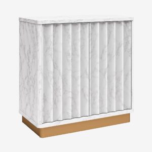 CosmoLiving by Cosmopolitan – Skåp med 2 dörrar Rene – Vit – Byråar – Från Homeroom