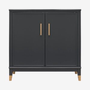 CosmoLiving by Cosmopolitan – Skåp med 2 dörrar Westerleigh – Svart – Byråar – Från Homeroom