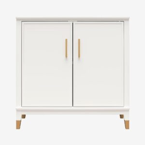 CosmoLiving by Cosmopolitan – Skåp med 2 dörrar Westerleigh – Vit – Byråar – Från Homeroom