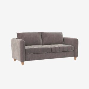 CosmoLiving by Cosmopolitan – Soffa 3 sittplatser Coco – Grå – 3-sits soffor – Från Homeroom