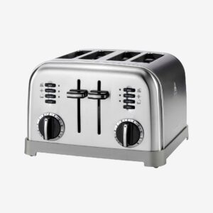 Cuisinart – Brödrost 4-skivig CPT180E Borstad Stål – Brödrostar – Från Homeroom