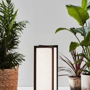 Cylinder Garden 24 Ram Vit/svart