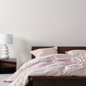 DAISY påslakanset dubbelsäng – ekologisk Rosa