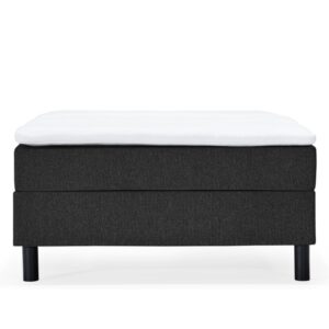 DALARÖ 140 Kontinentalsäng Svart