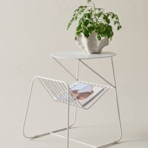DALLY sidobord 56×59 cm Vit