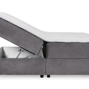 DANVIK 180 Boxsäng Sammet Mörkgrå