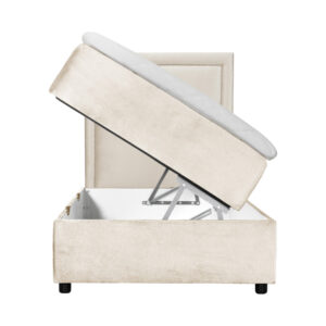 DANVIK/PERLA Sängpaket 120 Sammet Beige