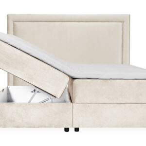 DANVIK/PERLA Sängpaket 160 Sammet Beige