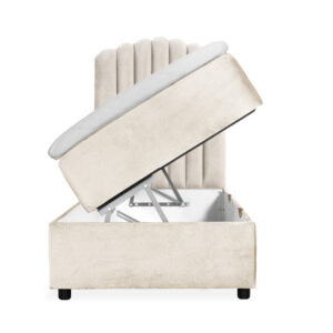 DANVIK/PRIMO 90 Sängpaket Sammet Beige