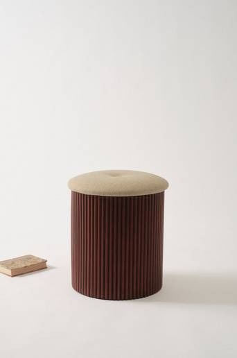 DARWIN sittpuff/pall ø 40 cm Brun