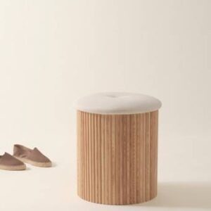 DARWIN sittpuff/pall ø 40 cm Naturvit