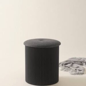 DARWIN sittpuff/pall ø 40 cm Svart