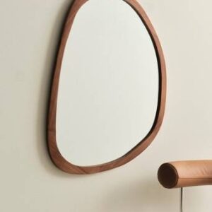 DELIGHT spegel Mörkbrun