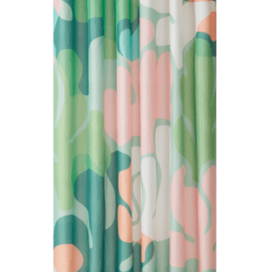 DELORES duschdraperi Grön/rosa/multi