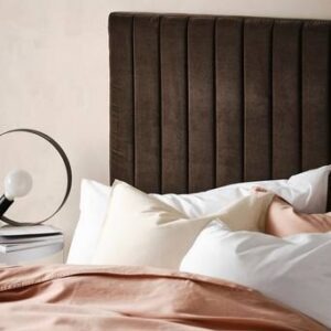 DERBY sänggavel 120 cm Mörk brungrå