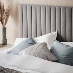 DERBY sänggavel 160 cm Cementgrå