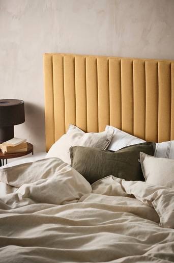 DERBY sänggavel 180 cm Currygul