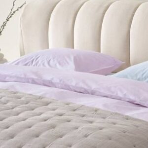 DERMY sänggavel 160 cm Naturvit