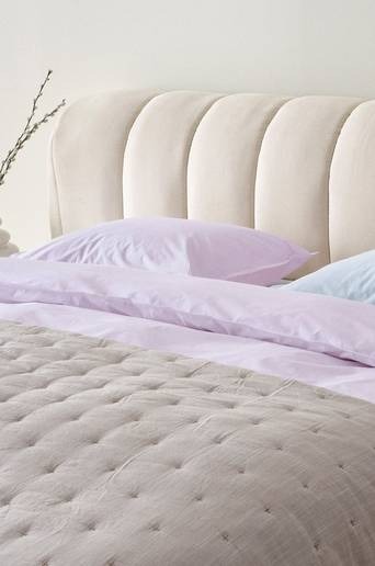 DERMY sänggavel 160 cm Naturvit