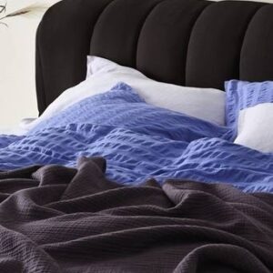 DERMY sänggavel 180 cm Svart