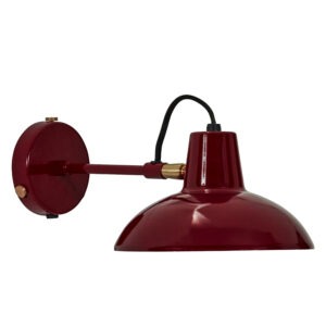 DESK Vägglampa Röd