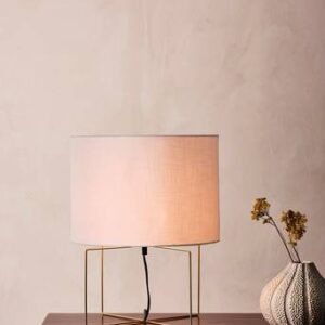 DIEGO bordslampa Vit/guld