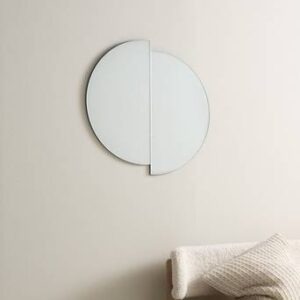 DIVIDE spegel ø 60 cm Glas