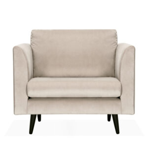 DJURSHOLM Fåtölj Sammet Greige