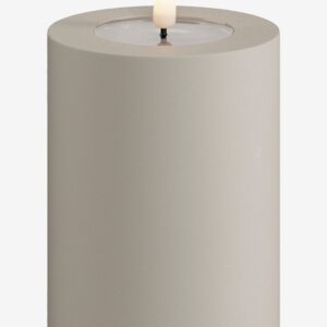 DeluxeHomeart – LED utomhuspelarljus 7,5×10 cm – Beige – Dekorationsbelysning – Från Homeroom