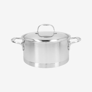 Demeyere – Gryta med lock 22 cm, 4 l Atlantis 7 – Silver – Grytor & kastruller – Från Homeroom