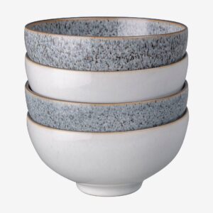 Denby – Risskål Studio Grey 13 cm 4-pack – Grå – Skålar – Från Homeroom