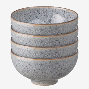 Denby – Risskål Studio Grey 13 cm 4-pack – Grå – Skålar – Från Homeroom