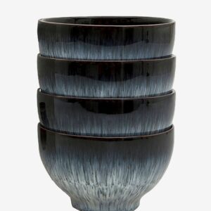 Denby – Skål Halo Ø 10,5 cm 4-pack – Svart – Skålar – Från Homeroom