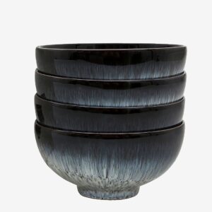 Denby – Skål Halo Ø 13 cm 4-pack – Svart – Skålar – Från Homeroom