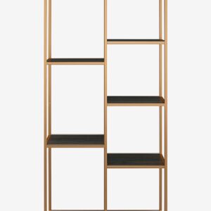 Dorel Home – Bokhylla med 5 hyllor Quincy – Brun – Bokhyllor – Från Homeroom