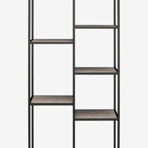 Dorel Home – Bokhylla med 5 hyllor Quincy – Grå – Bokhyllor – Från Homeroom